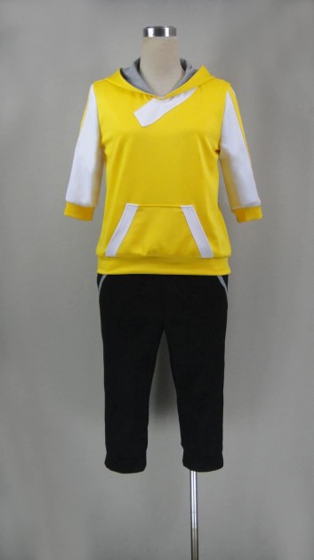 Pokemon Go Male Trainer Yellow Cosplay Costume