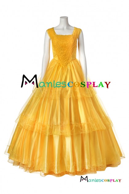 Beauty And The Beast Belle Princess Cosplay Costume 