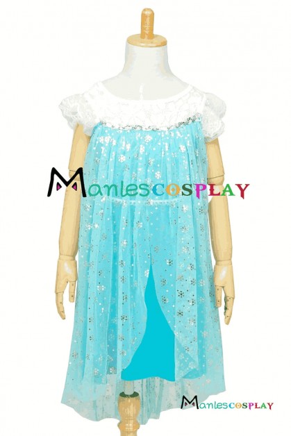 Frozen Princess Elsa Cosplay Costume