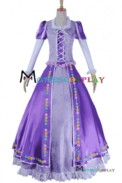 Tangled Princess Rapunzel Cosplay Costume 