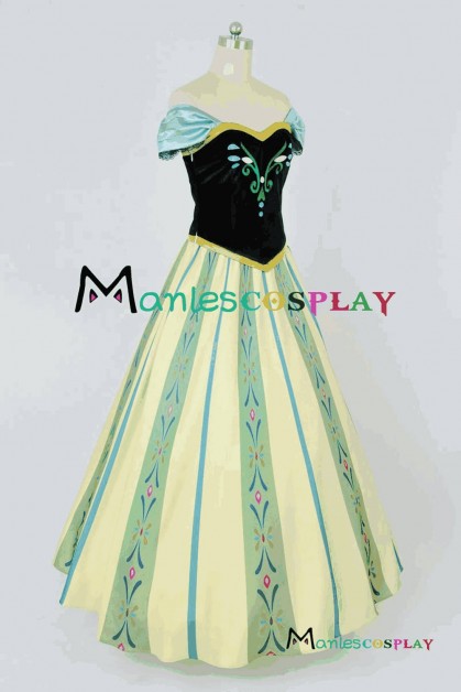 Cosplay Costume From Frozen Princess Anna