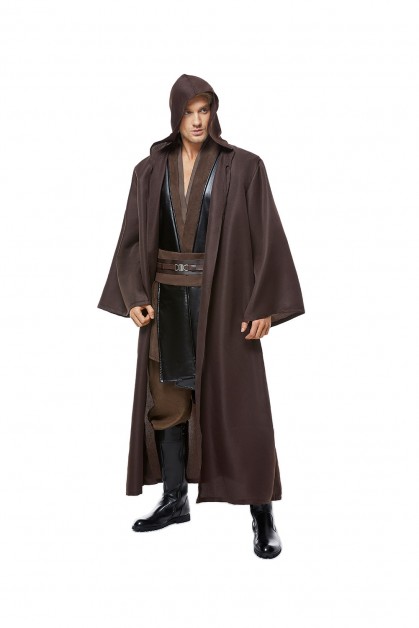 Star Wars Anakin Skywalker Jedi Costume Outfit Robe