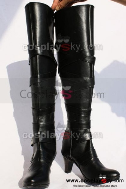 Black Butler Undertaker Cosplay Shoes Boots Custom Made