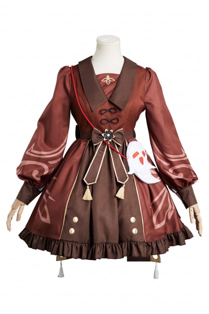 Pre-sale Genshin Impact Original Design Hutao Lolita Dress Cosplay Costume Outfits