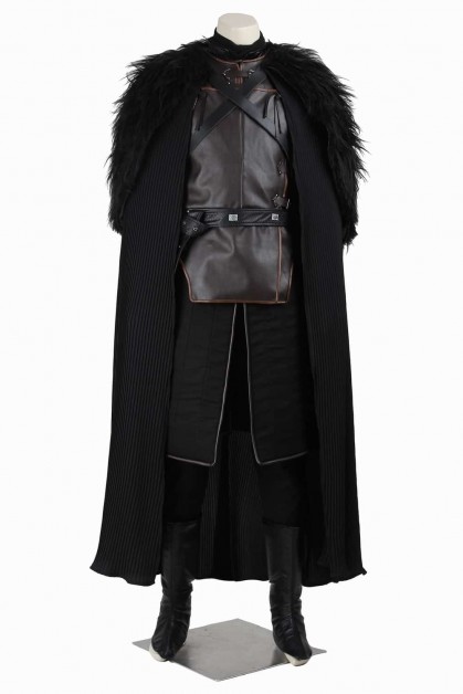 Deluxe Game Of Thrones Jon Snow Cosplay Costume