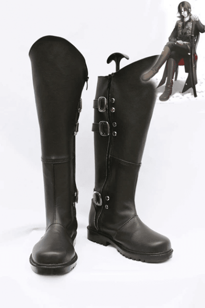 Hakuoki Hijikata Toshizo Cosplay Boots Shoes