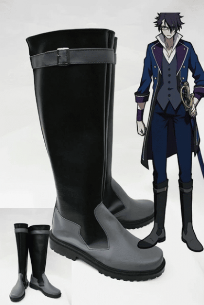 K Saruhiko Fushimi Cosplay Shoes Boots