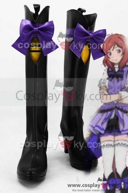 LoveLive! Season 2 KiRa-KiRa-Sensation! Maki Nishikino Boots Cosplay Shoes