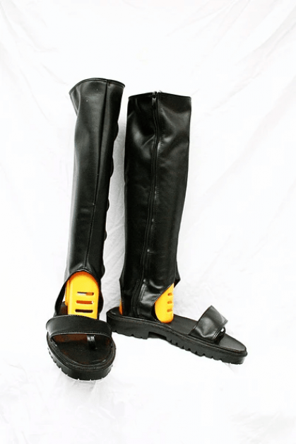 Naruto Uchiha Sasuke Cosplay Boots Shoes Black