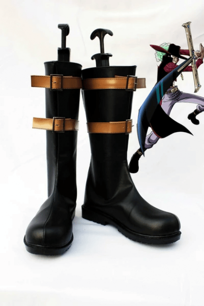 One Piece EYE MIHAWK Cosplay Shoes Boots Custom Made