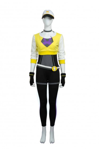 Pokemon Go Female Trainer Yellow Cosplay Costume