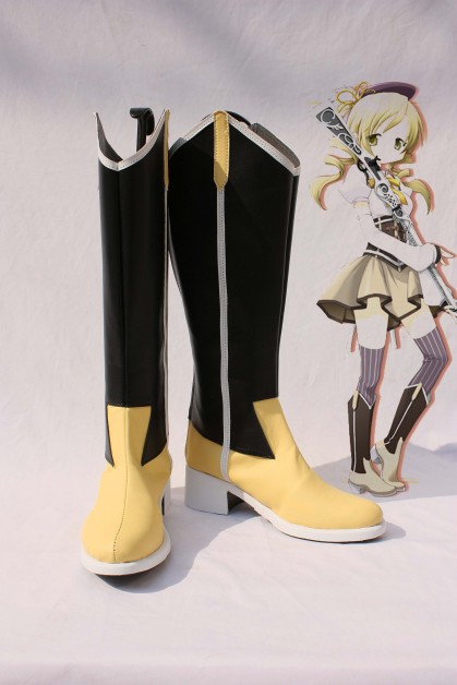 Puella Magi Madoka Magica Tomoe Mami Cosplay Shoes Boots Custom Made