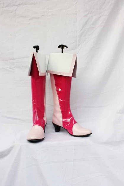 Smile Precure! Pretty Cure Cosplay Boots Shoes Pink