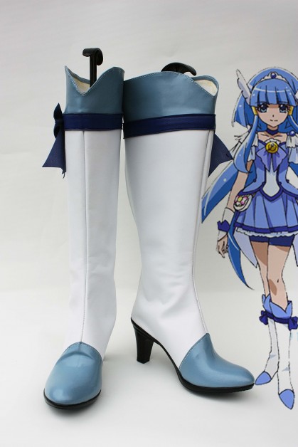 Smile Precure! Pretty Cure Reika Aoki Cure Beauty Cosplay Shoes Boots