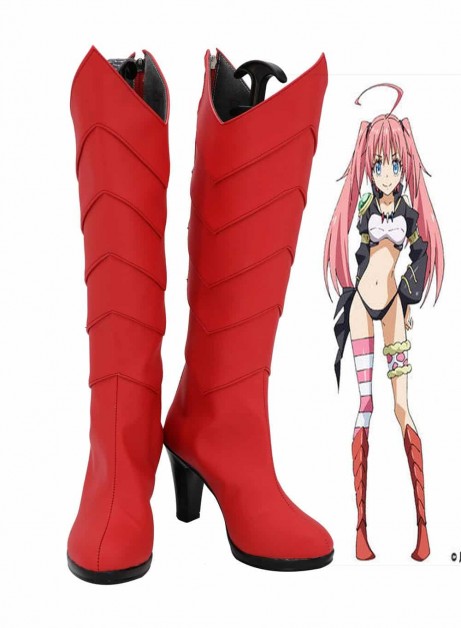 That Time I Got Reincarnated As A Slime Milim Nava Boots Cosplay Shoes