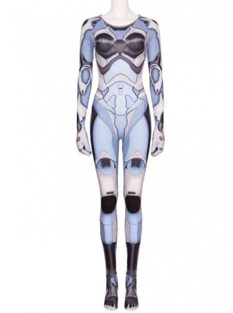 Alita Battle Angel Alita Printing Body Battle Cosplay Costume Printing Body