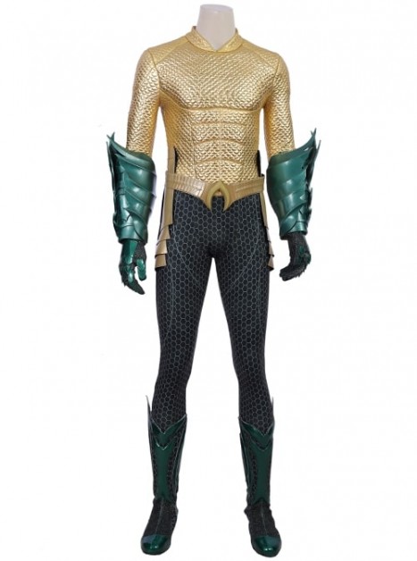 Aquaman Arthur Curry Battle Cosplay Costume Body