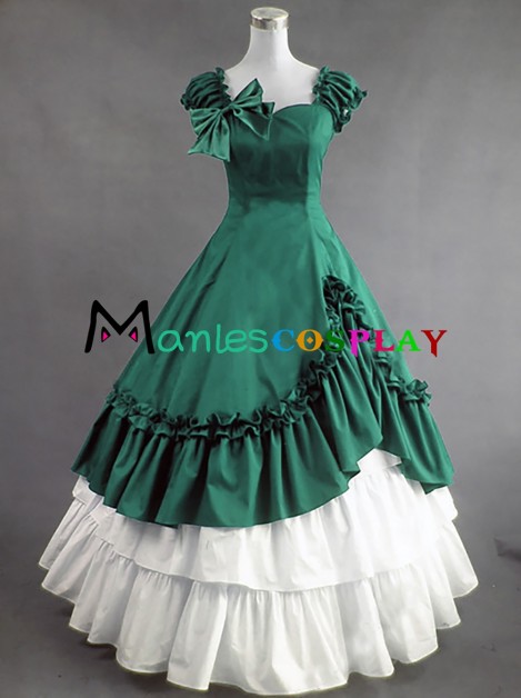 Sweet Lolita Armelloses Kleid Layered Ruffles Lace Highwaist Cosplay Dress