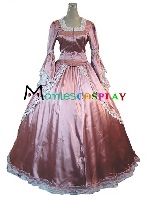 Classic Klassiker Lolita Retro Lace Ruffles Pagoda Sleeves Ball Gown Dress Prom