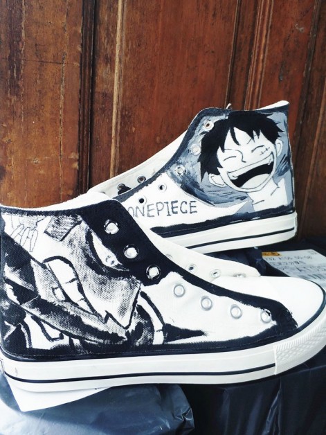 One Piece Luffy Roronoazoro Cosplay Shoes Canvas Shoes