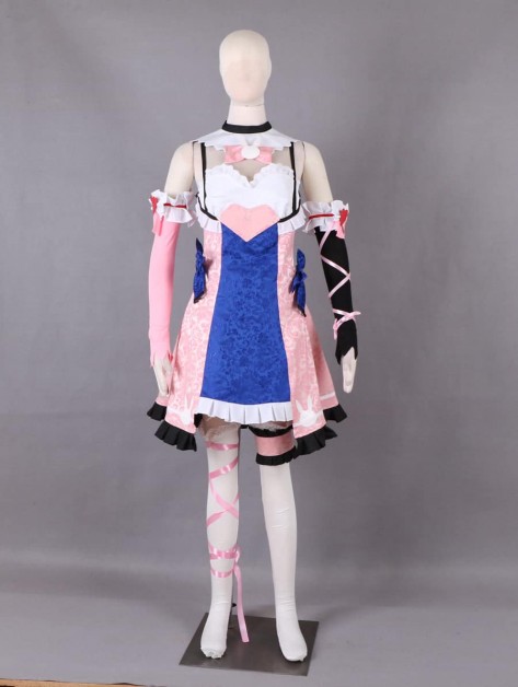 Overwatch OW Magic Girl D.Va DVa Hana Song Cosplay Costumes