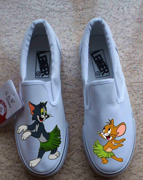 Tom And Jerry Cosplay Shoes Canvas Shoes