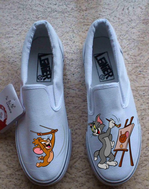 Tom And Jerry Cosplay Shoes Canvas Shoes