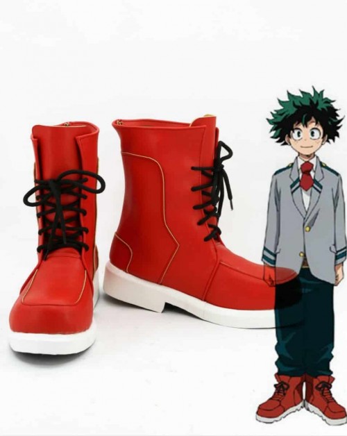 Boku No Hero Academia My Hero Academia Izuku Deku Cosplay Shoes Boots Custom Made