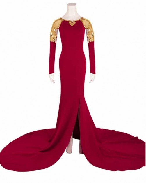 Castlevania Carmilla Cosplay Costume Red Dress