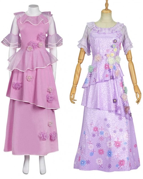 Encanto Isabela Madrigal Princess Dress Cosplay Costume