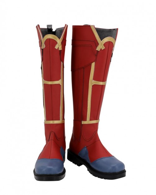 Ms Marvel Poster Version Cosplay Shoes
