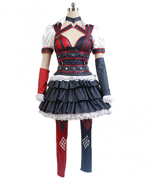 Batman Arkham Knight Harley Quinn Dress Cosplay Costume