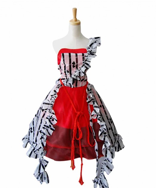 Alice In Wonderland Alice Red Court Dress Cosplay Costume
