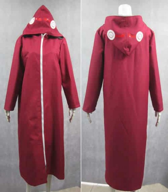 Naruto Kabuto Yakushi Cloak Cosplay Costume