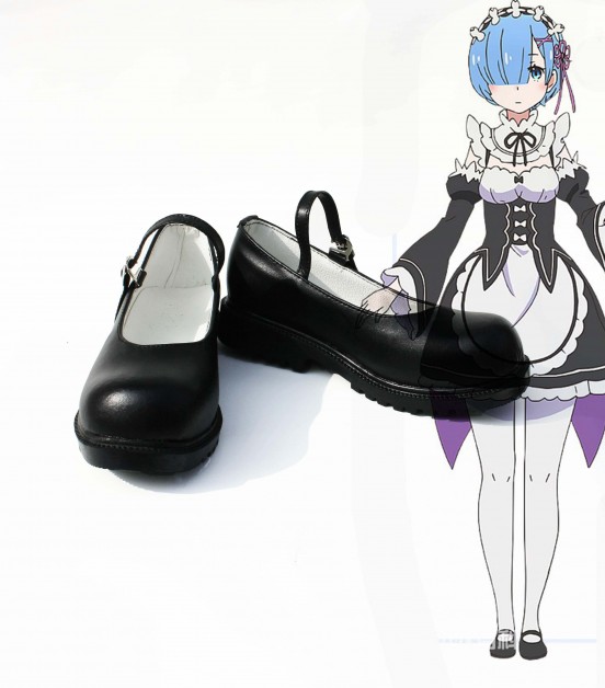 Re:Zero Life In A Different World Ram&Rem Cosplay Shoes