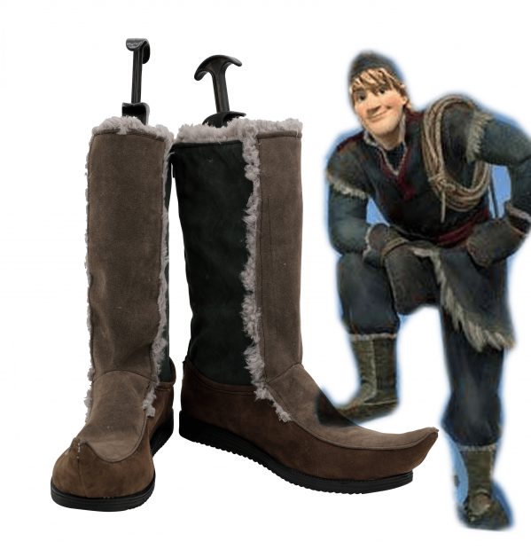 Frozen Prince Kristoff Boots Cosplay Shoes