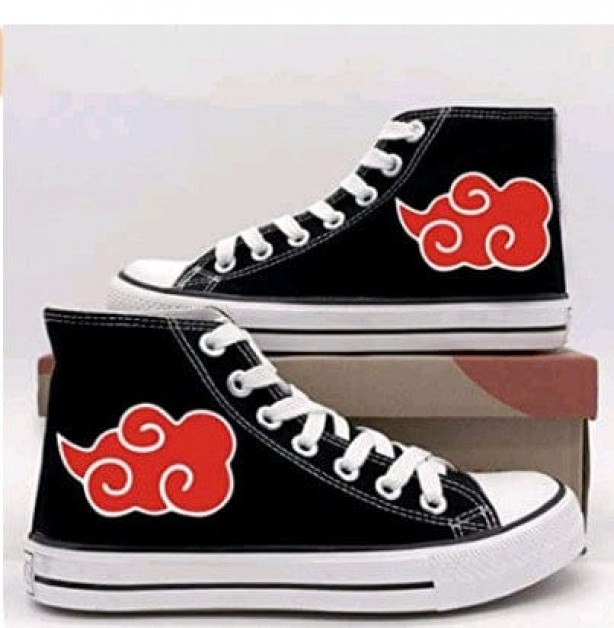 Naruto Akatsuki Cosplay Shoes Canvas Shoes