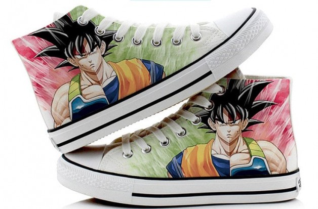 Dragon Balls Super Saiyan Son Goku Cosplay Shoes Canvas Shoes