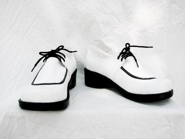 Rosario And Vampire White Cosplay Shoes Custom Made
