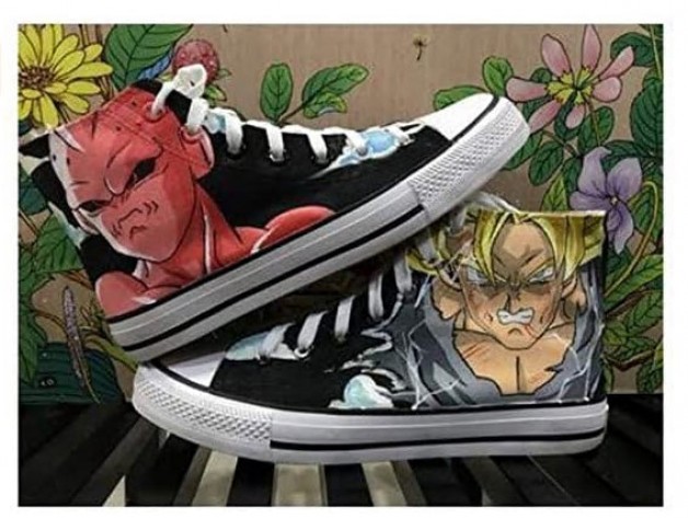 Dragon Balls Super Saiyan Son Goku Cosplay Shoes Canvas Shoes