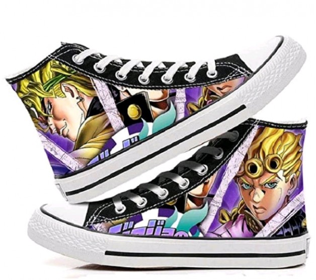 Jojo's Bizarre Adventure Dio Cosplay Shoes Canvas Shoes