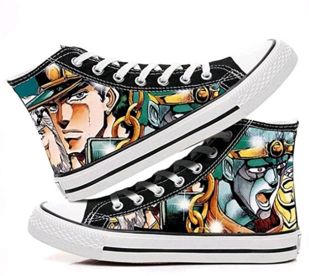 JoJo's Bizarre Adventure Cosplay Shoes Canvas Shoes