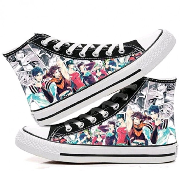 JoJo's Bizarre Adventure Cosplay Shoes Canvas Shoes