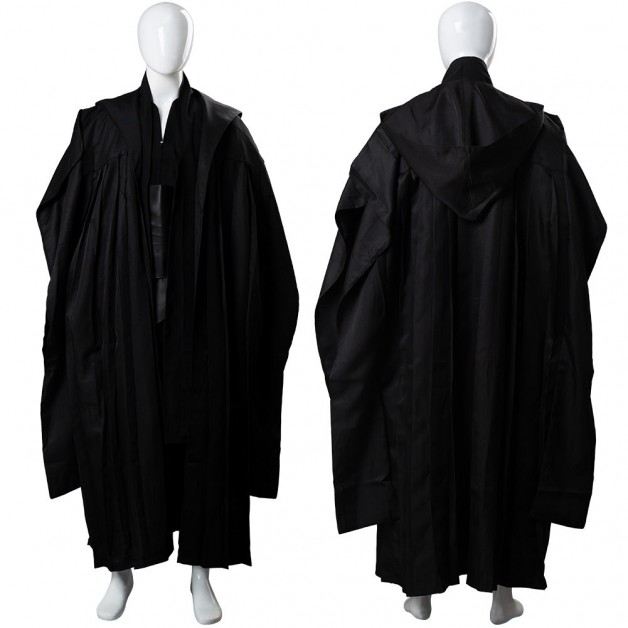 Star Wars Darth Maul Tunic Black Robe Cosplay Costume