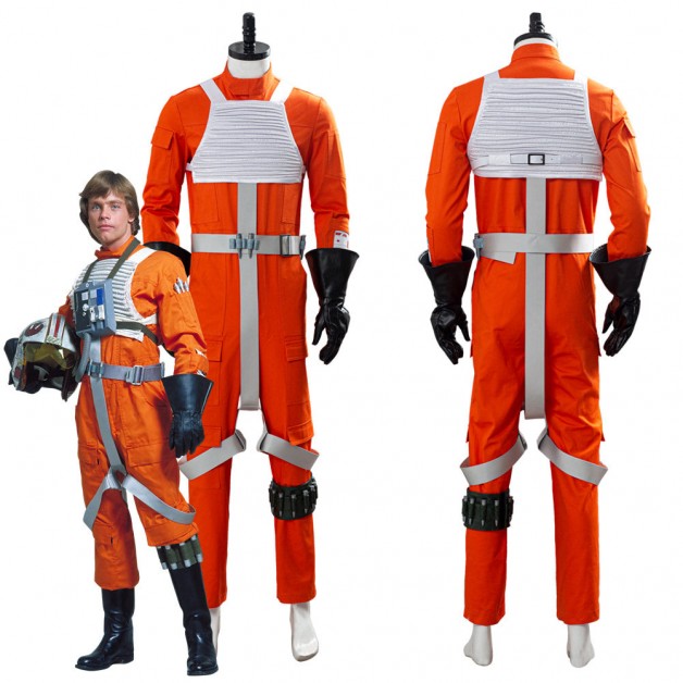 Star Wars Rebels Uniform Outfit Pilot Jumpsuit Cosplay Costume