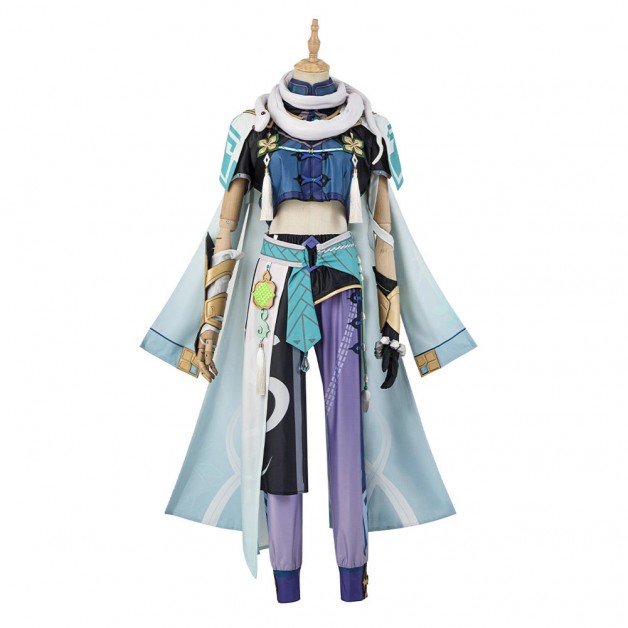 Genshin Impact Baishu Cosplay Costume Outfits Halloween Carnival Suit