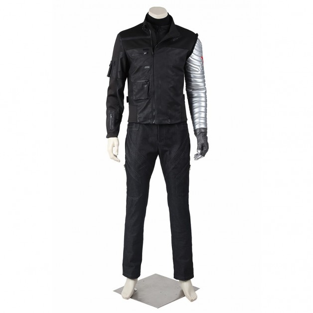 Winter Soldier Costume For Captain America Civil War Cosplay 
