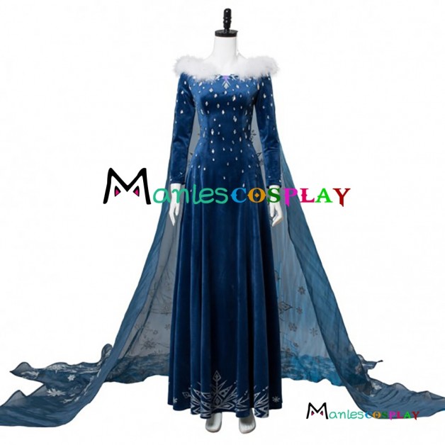 Frozen Princess Elsa Cosplay Costume