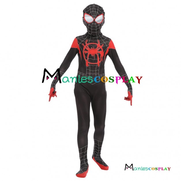Cosplay Costume From Spider-Man Into the Spider-Verse Miles Morales 