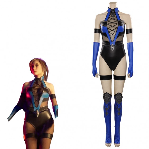 Mortal Kombat 4 Kitana Costume Jump 